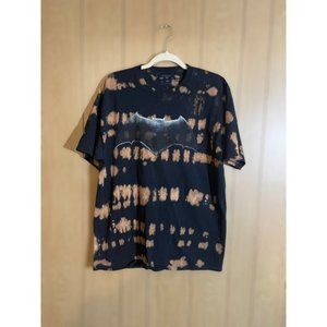 League of Justice Black Bleached Tee Large